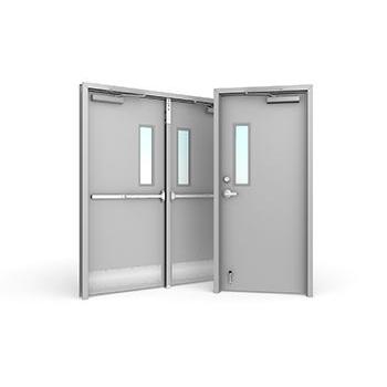 Steel door