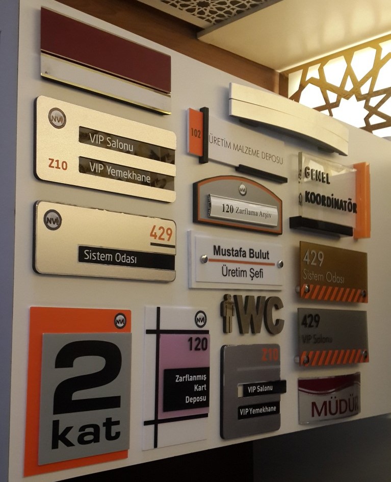 Directions, Door Nameplates