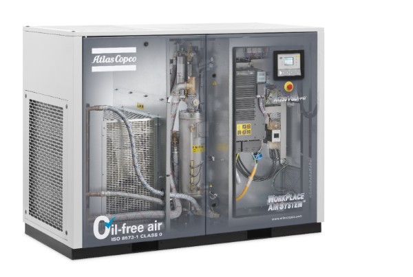 Atlas Copco AQ 15-55 VSD/AQ 30-55 (15-55 kW / 20-75 hp) YAĞSIZ SU ENJEKSİYONLU VİDALI KOMPRESÖR