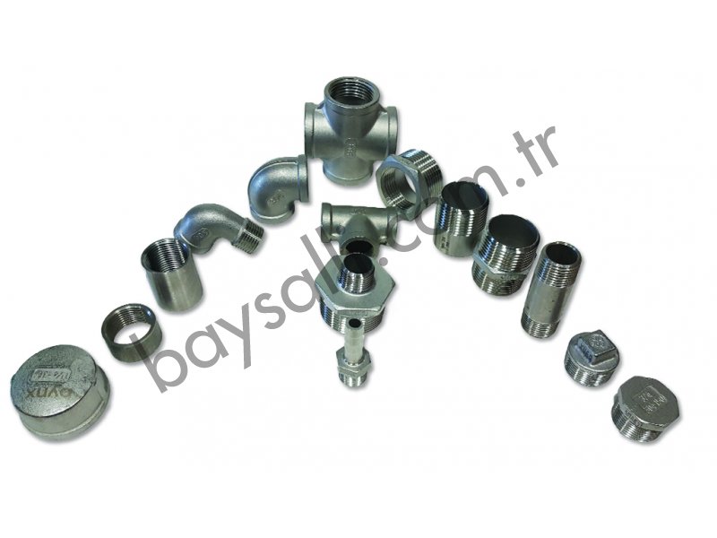 paslanmaz dişli fittings 