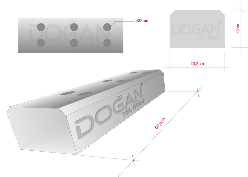 Mobil Çit Beton Ayak