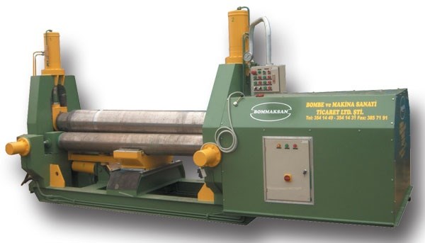 Ön kıvırmalı hidrolik sac kıvırma makinesi