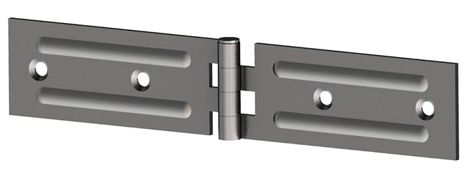 Sheet Leaf Hinge 245x46x2.8mm