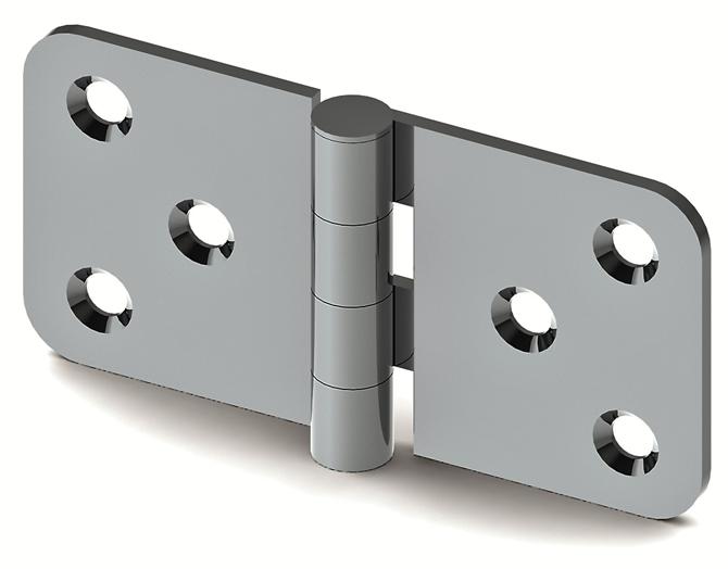 Sheet Leaf Hinge 120x60x3mm