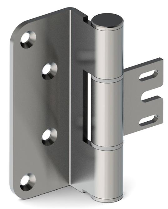 Sheet Frame Wooden Door Hinge 75x96x3 mm