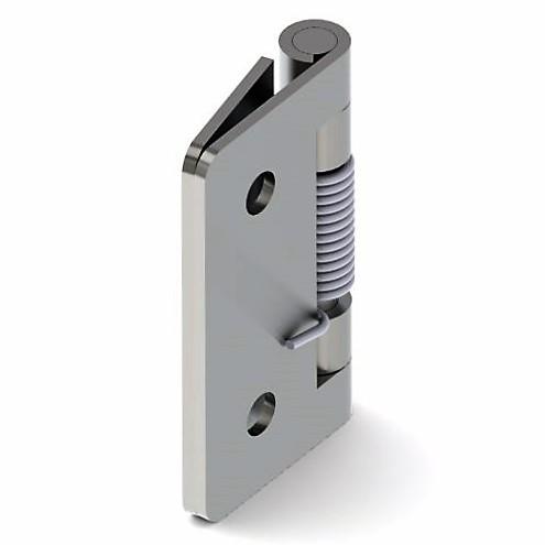 Stainless Spring Leaf Hinge 50x50x1.5 mm