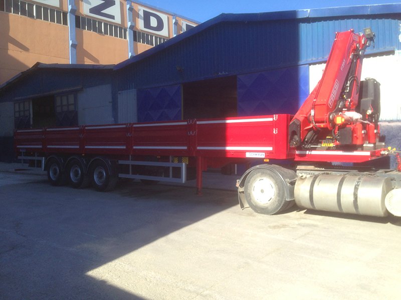  3 Axle Pilot Crane Trailer