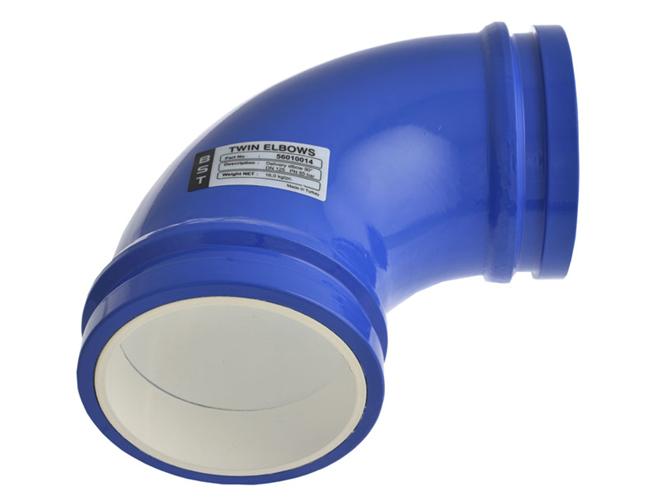 2 NO 5 90 DEGREE DOUBLE WALL ELBOW