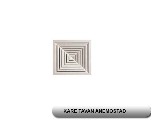 Square Ceiling Diffuser with Curved Blades