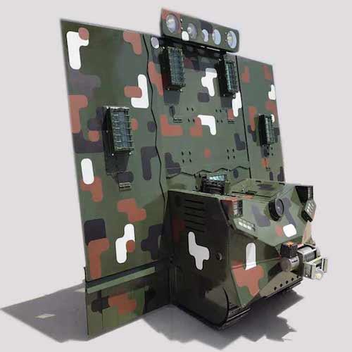 Unmanned Ground Vehicle Robot Ballistic Shield