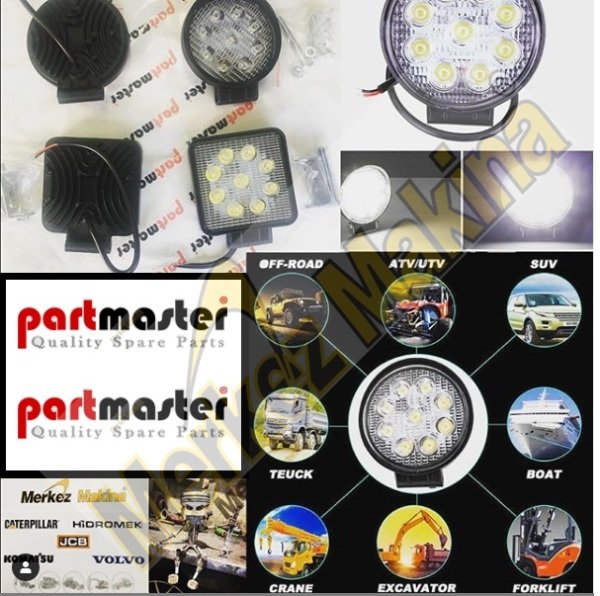 9 led work light