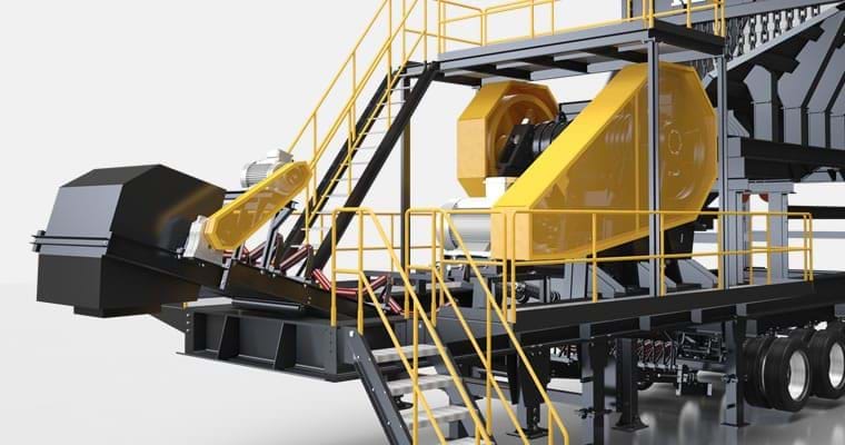 MOBILE CRUSHING AND SCREENING GROUPS