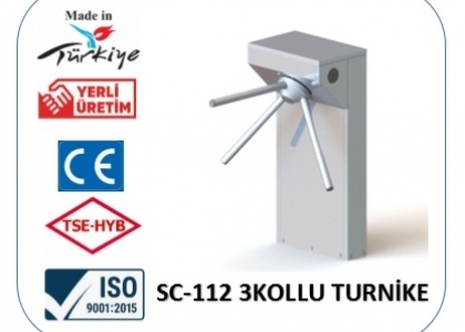 SC-112 İç Ortam Tripod 3Kollu Turnike