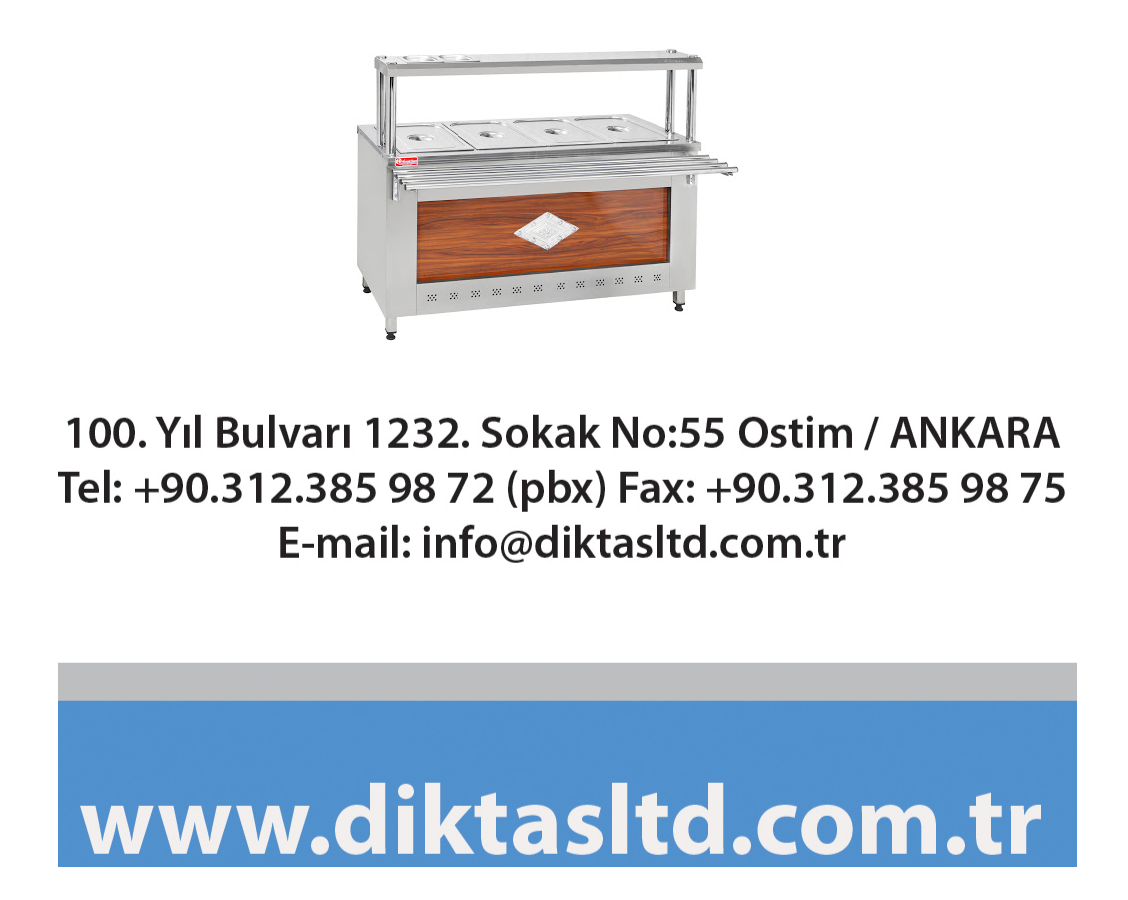 Yemek Servis Tezgahı Benmari Ankara 385 98 72