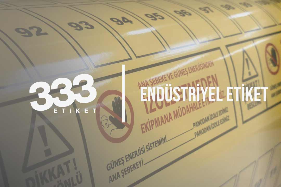 Endüstriyel Etiket