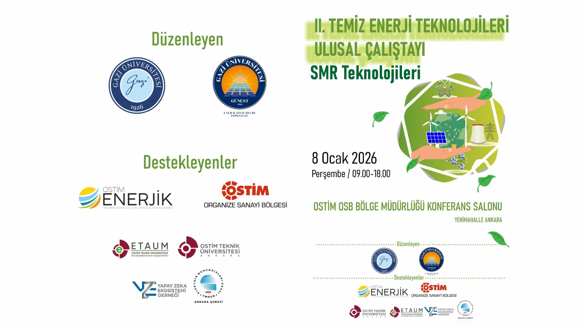 II. Temiz Enerji Teknolojileri Ulusal Çalıştayı - SMR Teknolojileri