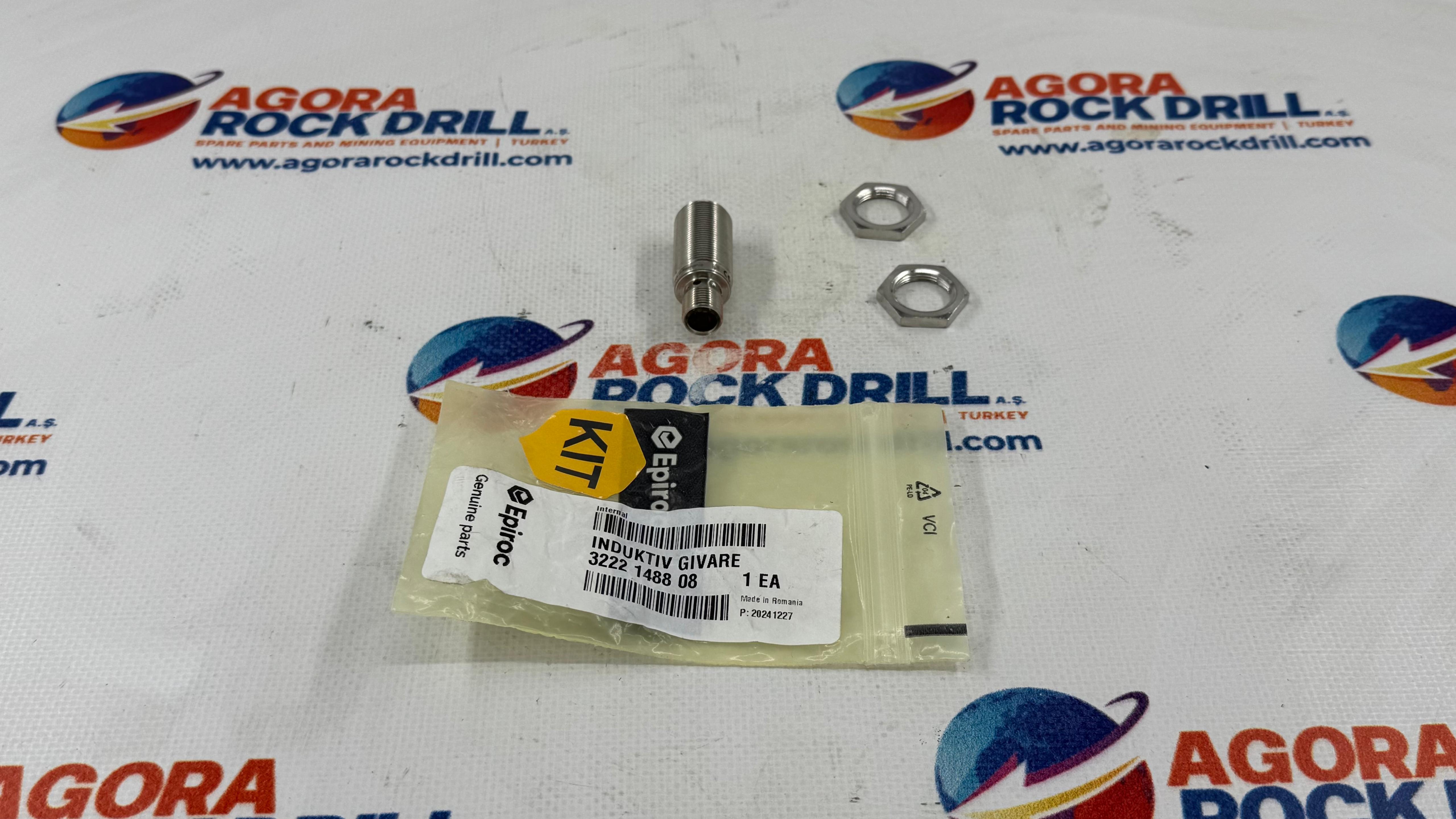 Epiroc - Atlas Copco - Induktiv Sensor - 3222 1488 08 - 3222148808 - 3222-1488-08