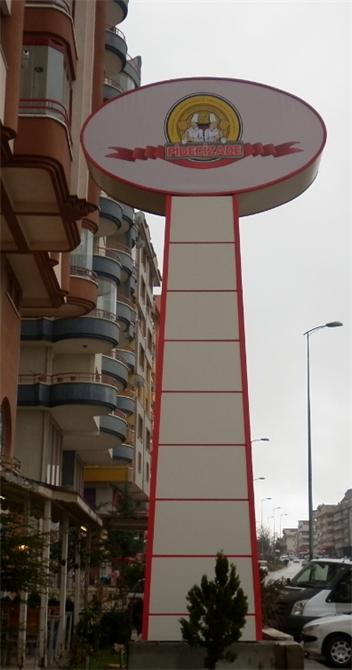 Alüminyum Kaplama Pilon Tabela