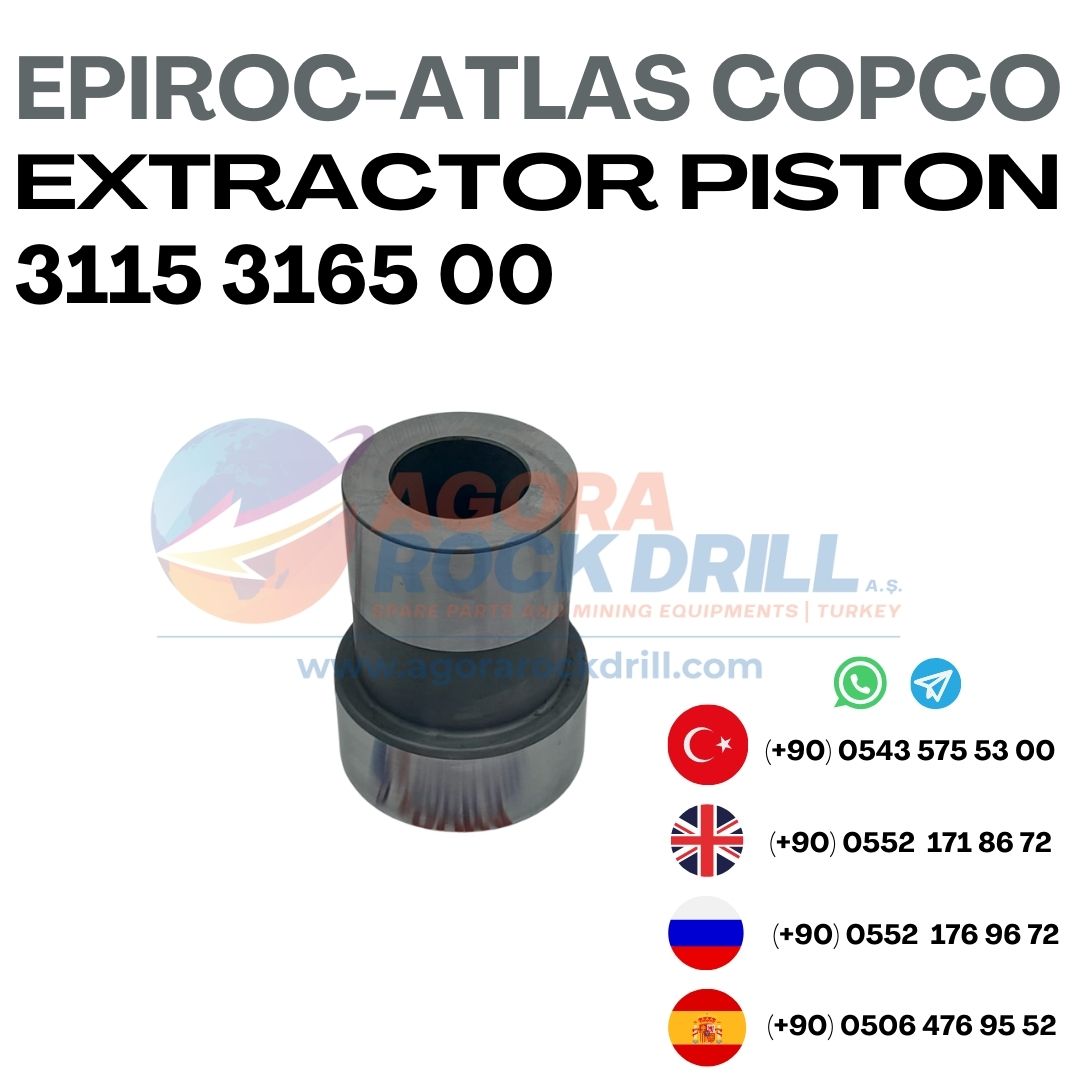 Epiroc - Atlas Copco - Extractorpiston - 3115 3165 00 - 3115316500 - 3115-3165-00 