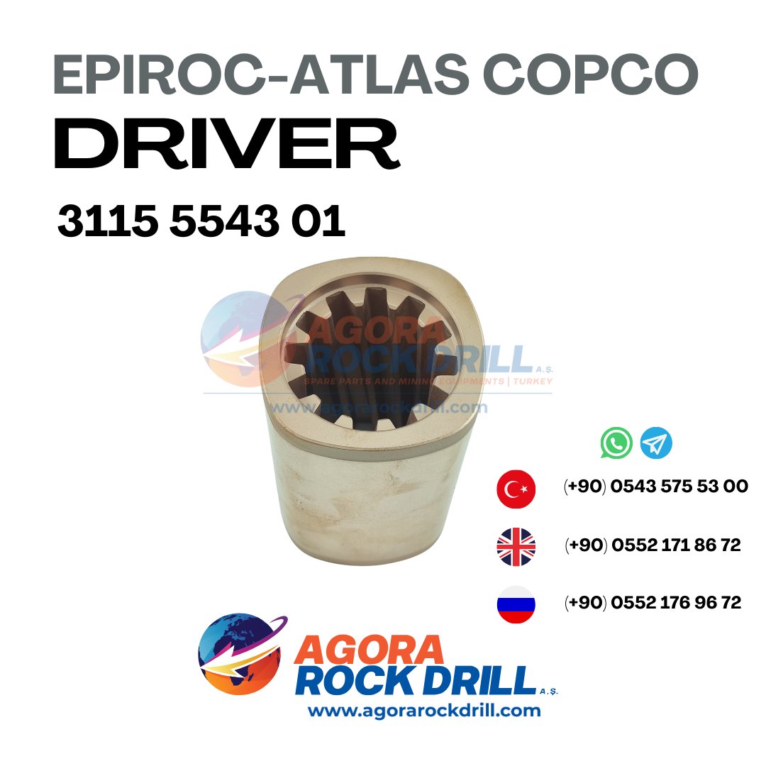 Epiroc - Atlas Copco - Driver - 3115 5543 01 - 3115554301 - 3115-5543-01