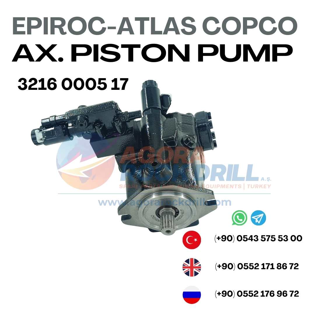 Epiroc - Atlas Copco - Ax. Piston Pump - 3216 0005 17 - 3216000517 - 3216-0005-17