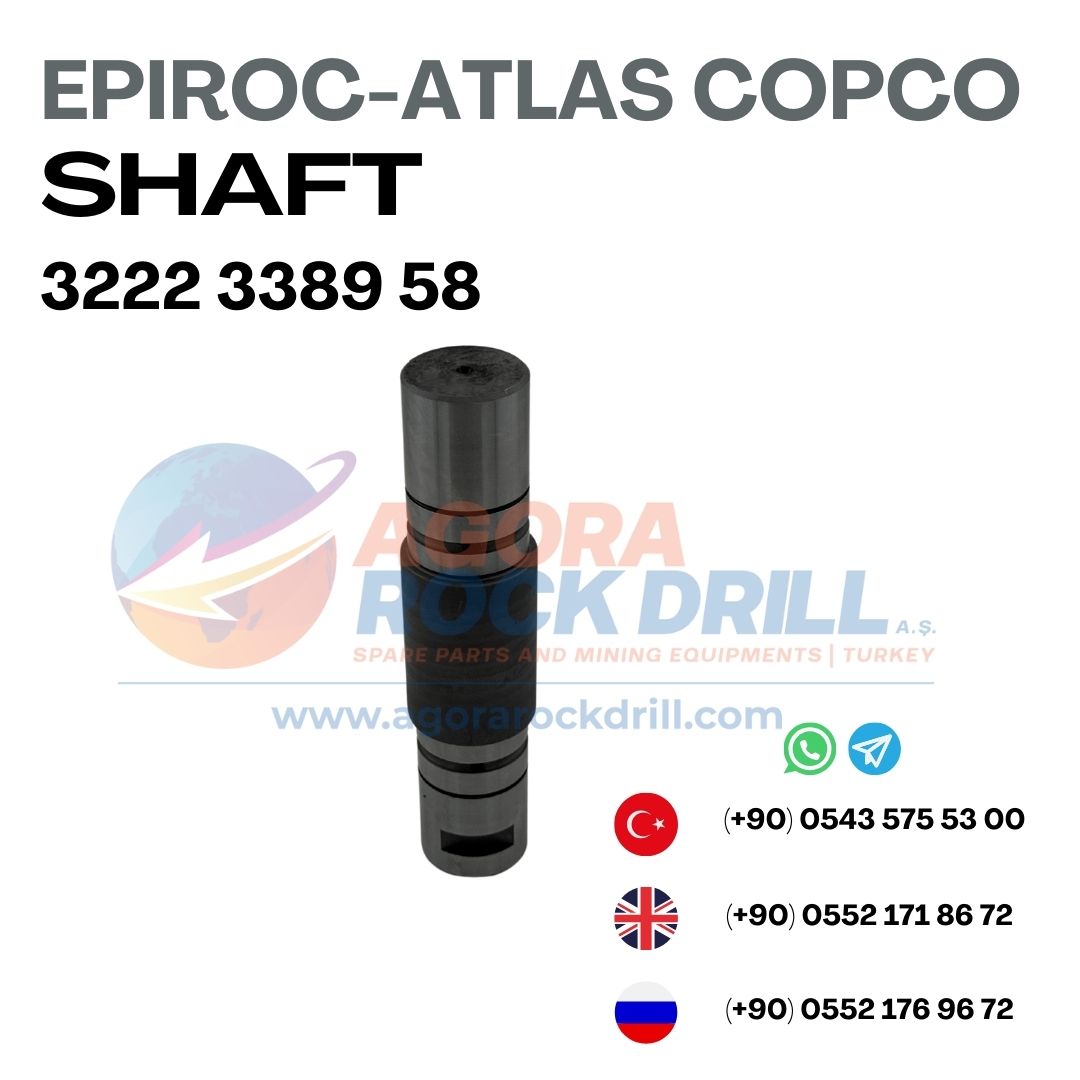 Epiroc - Atlas Copco - Shaft - 3222 3389 58 - 3222338958 - 3222-3389-58 