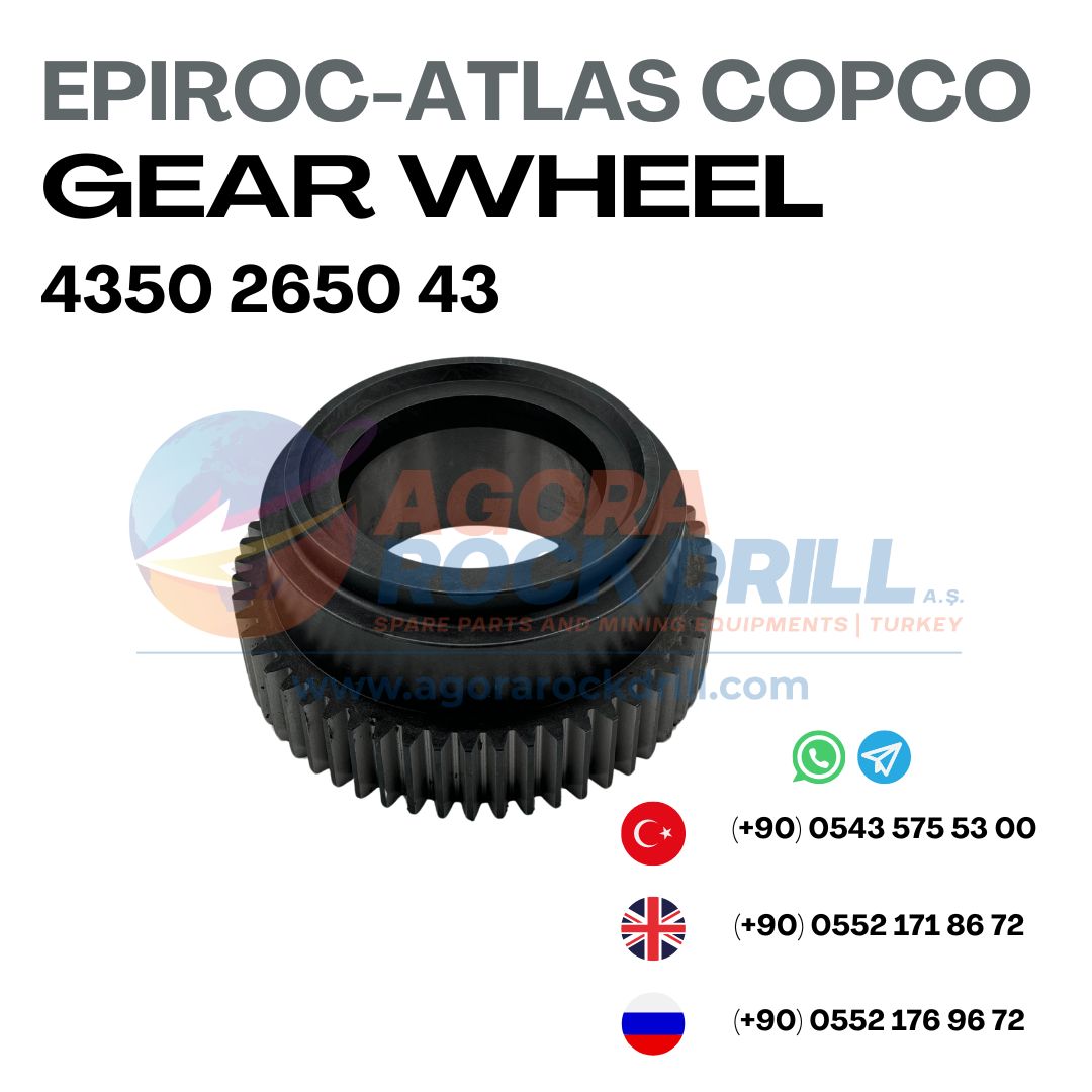 Epiroc - Atlas Copco - Gear Wheel - 4350 2650 43 - 4350265043 - 4350-2650-43