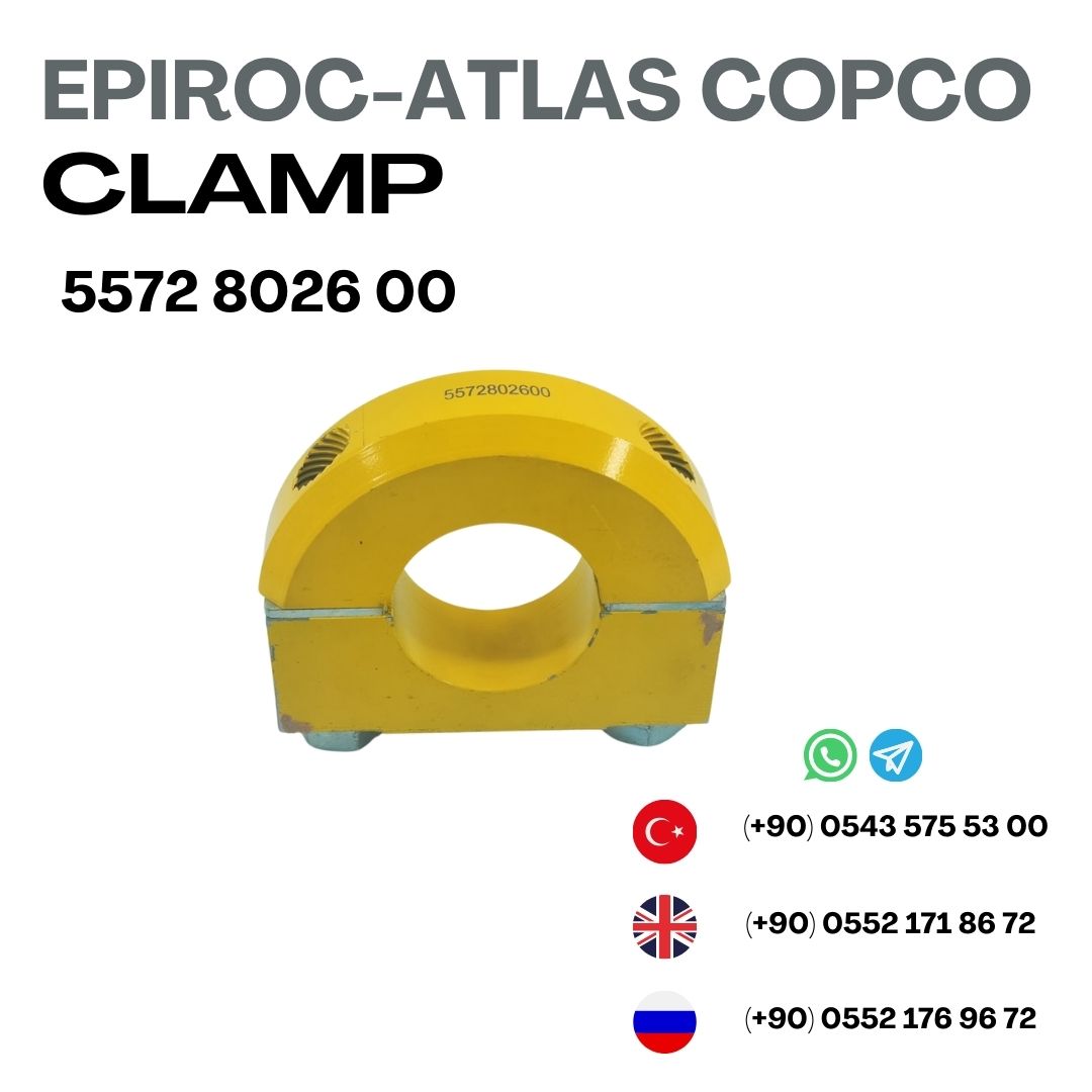 Epiroc - Atlas Copco - Clamp - 5572 8026 00 - 5572802600 - 5572-8026-00 
