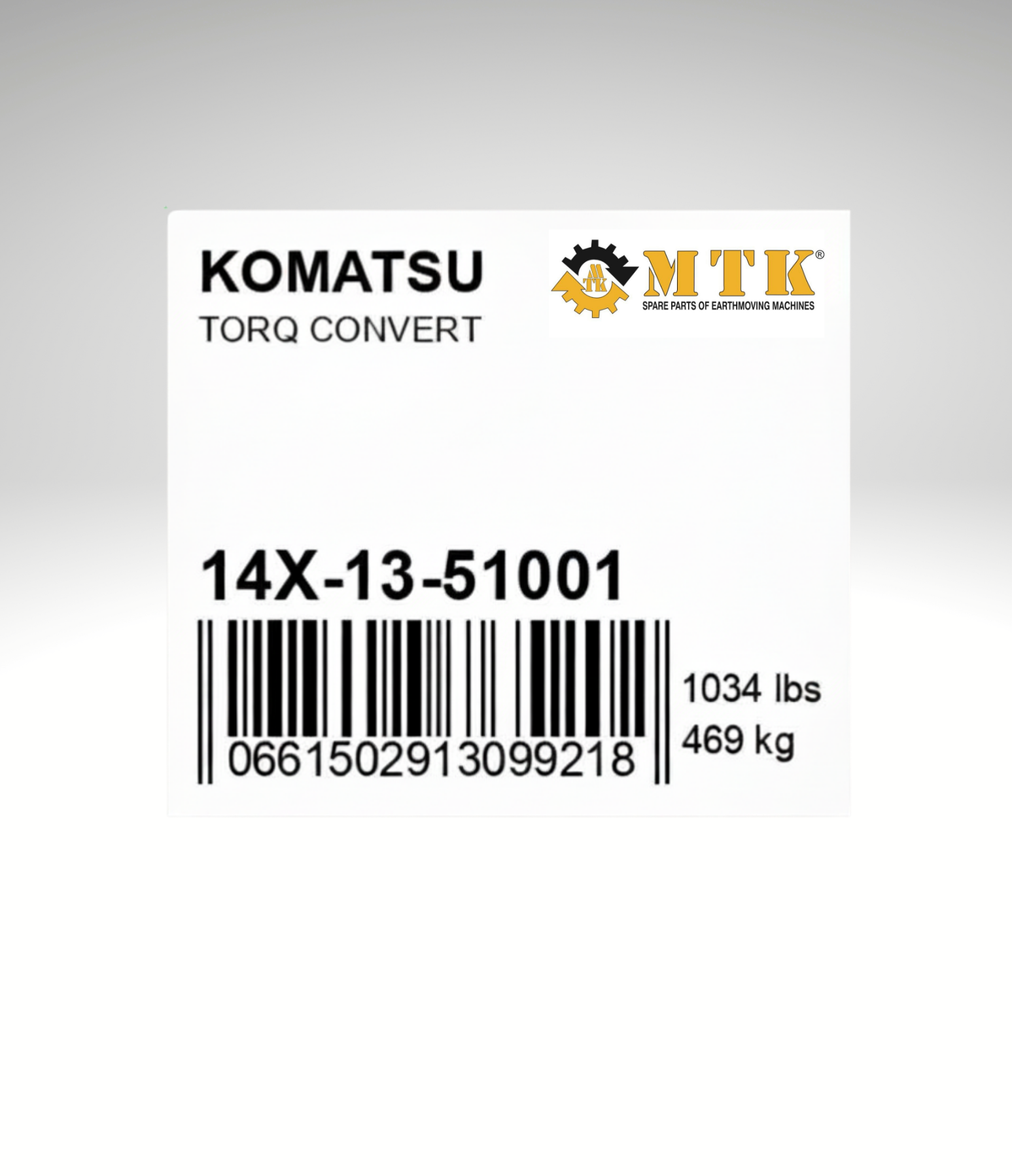 14X-13-51001 & 14X1351001 TORQUE CONVERTER ASSY KOMATSU