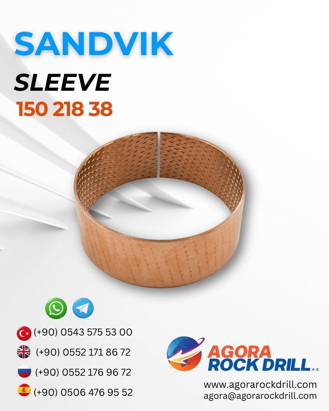 Sandvik - Sleeve - 150 218 38 - 15021838