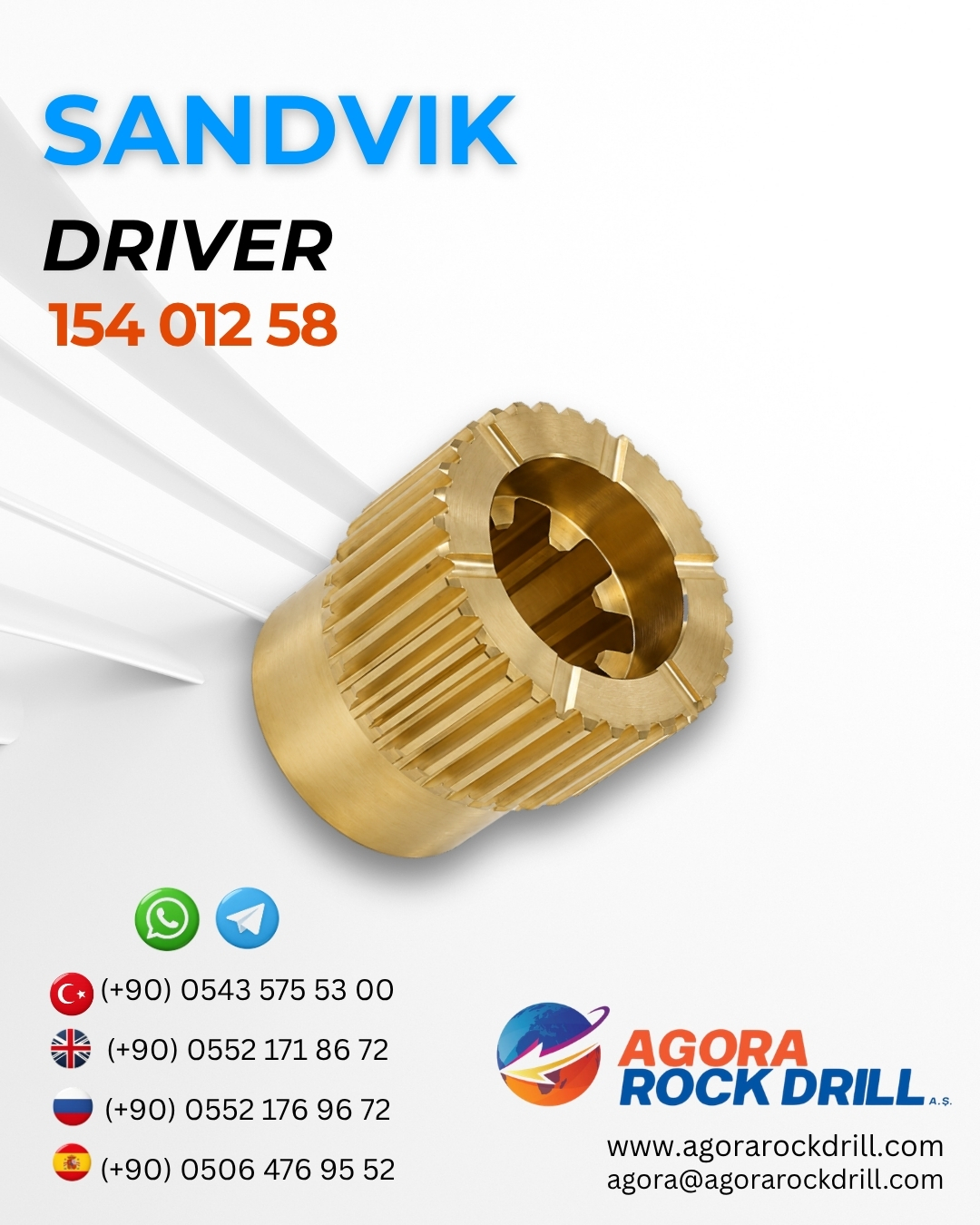 Sandvik - Driver - 154 012 58 - 15401258