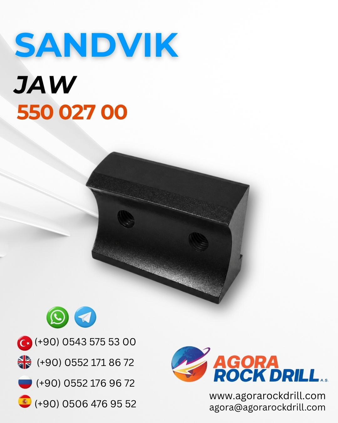Sandvik - Jaw - 550 027 00 - 55002700