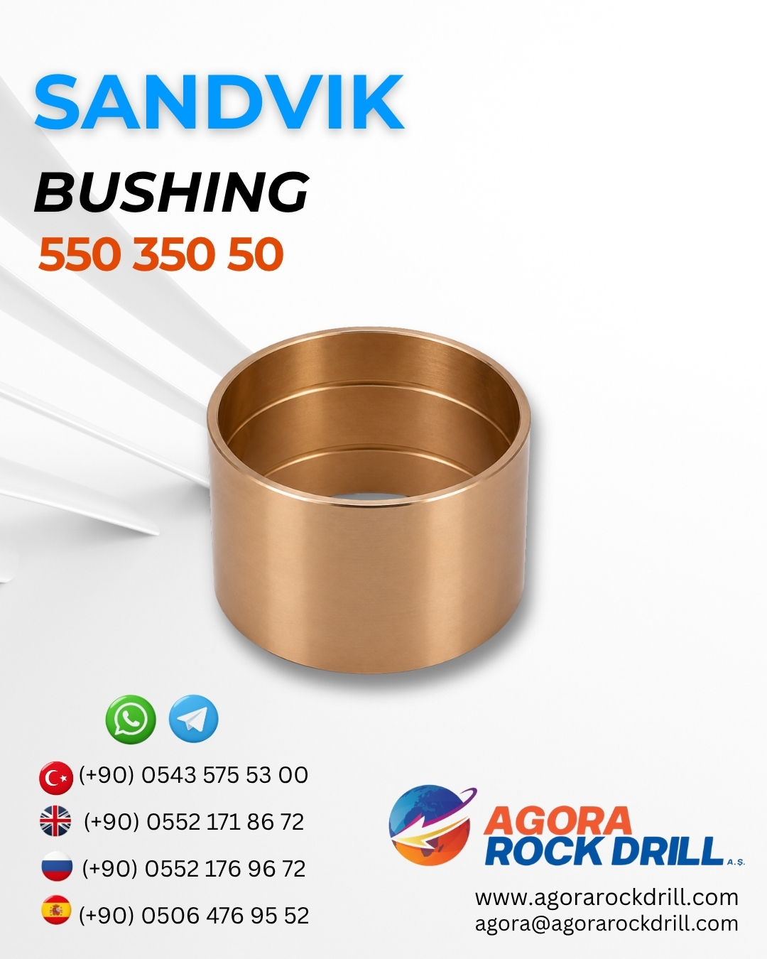 Sandvik - Bushing - 550 350 50 - 55035050 