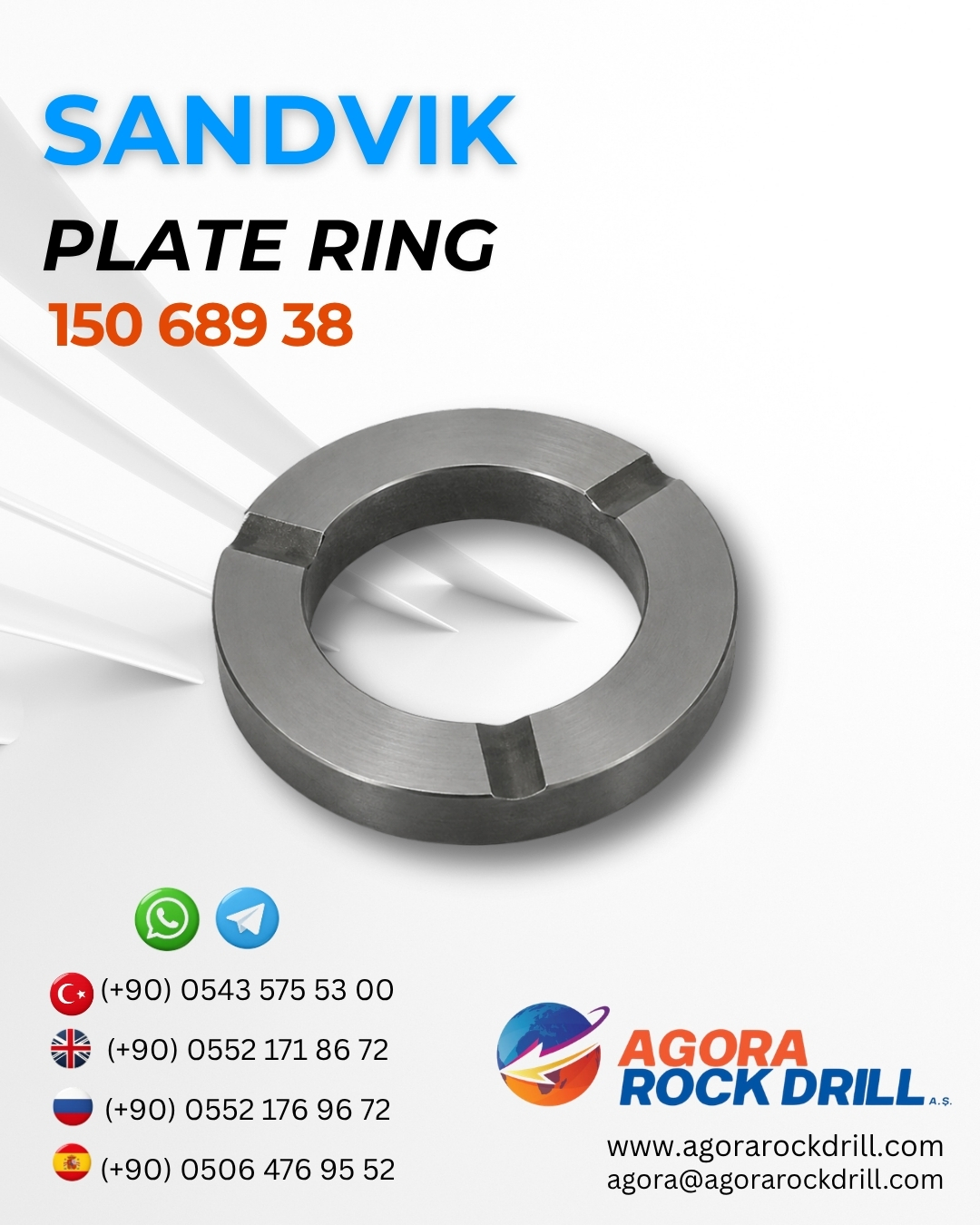 Sandvik - Plate Ring - 150 689 38 - 15068938