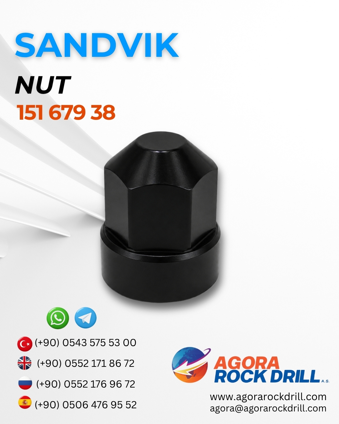 Sandvik - Nut - 151 679 38 - 15167938