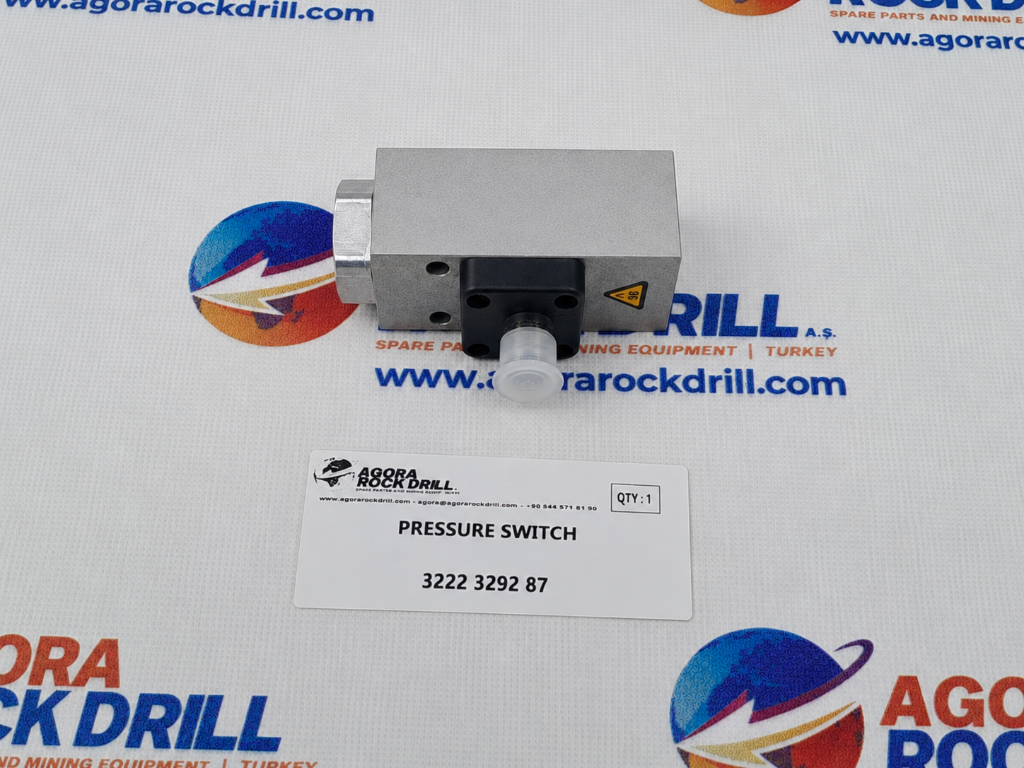 Epiroc - Atlas Copco - Pressure Switch - 3222 3292 87 - 3222 3292 87 - 3222 3292 87 