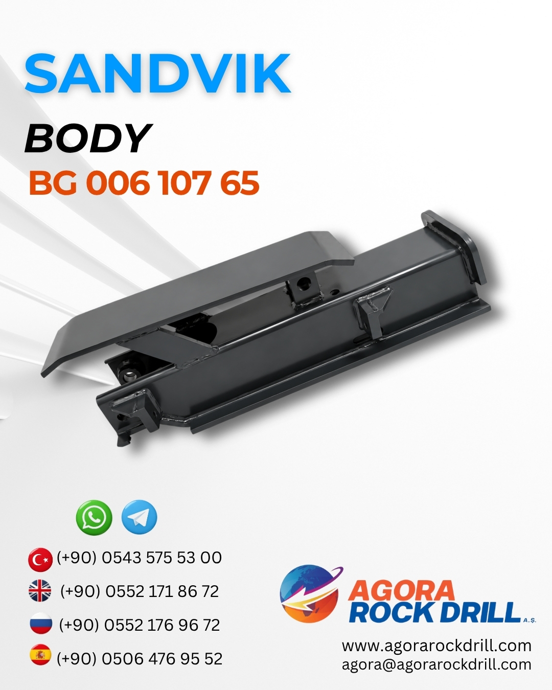 Sandvik - Body - BG00610765 - BG 006 107 65