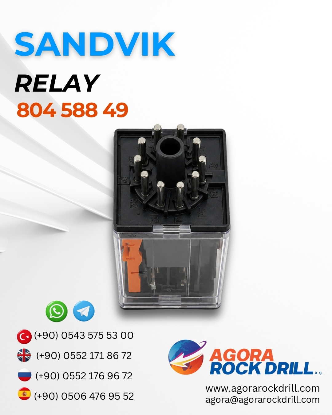 Sandvik - Relay - 804 588 49 - 80458849
