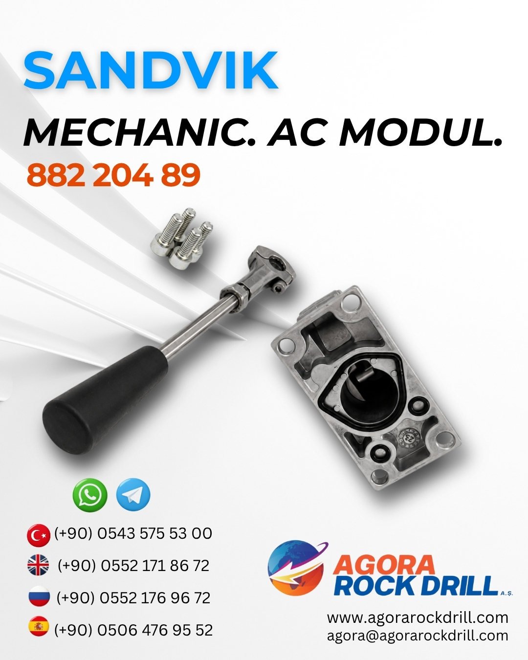 Sandvik - Mechanical AC Module - 882 204 89 - 88220489 