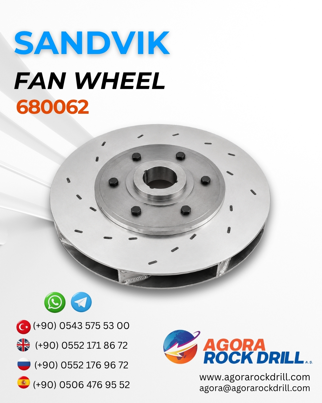 Sandvik - Fan Wheel - 68006200 - 680 062 00
