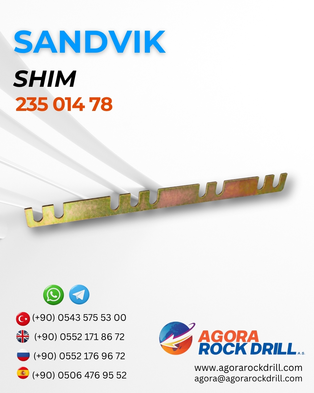 Sandvik - Shim - 235 014 78 - 23501478