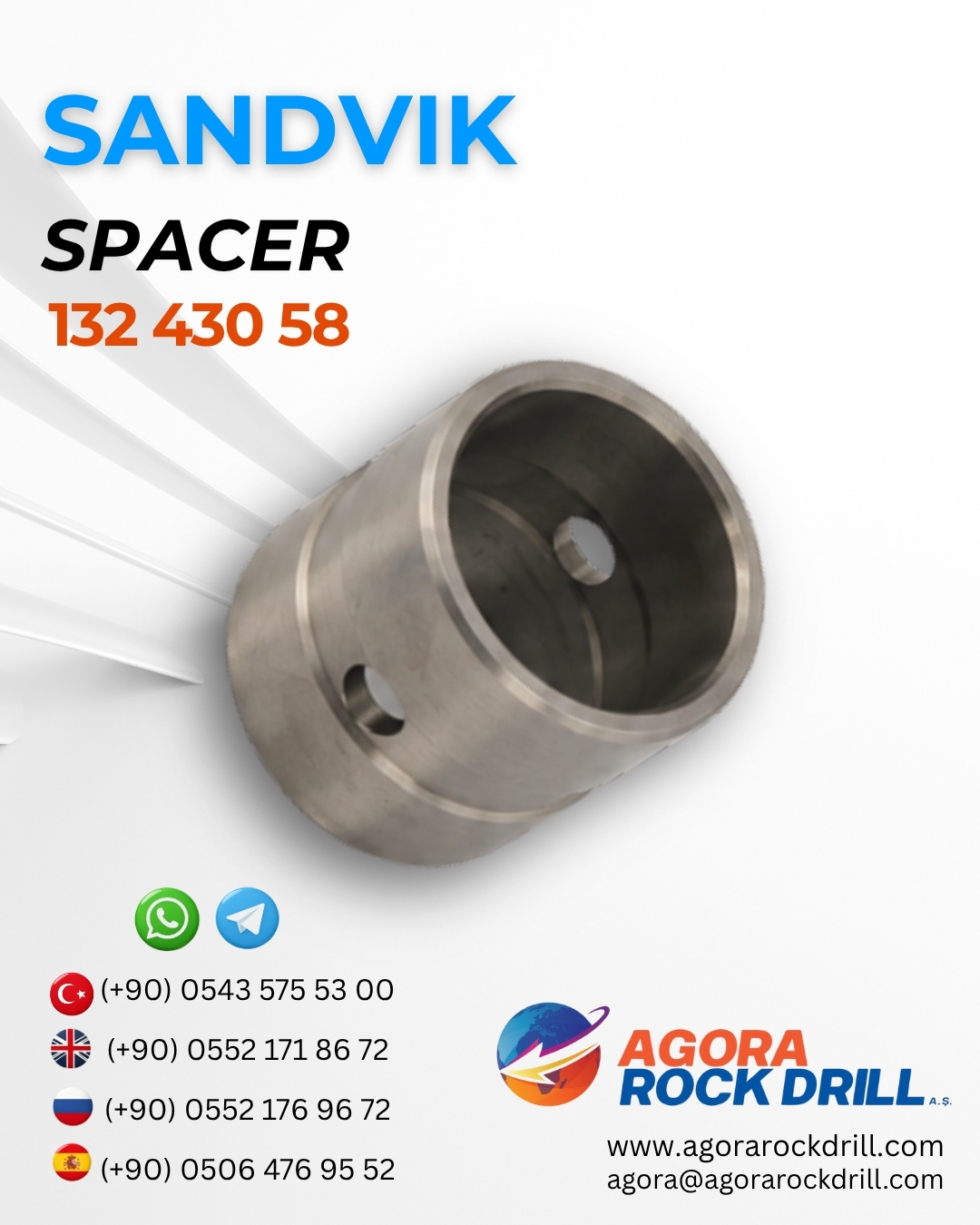 Sandvik - Spacer - 132 430 58 - 13243058