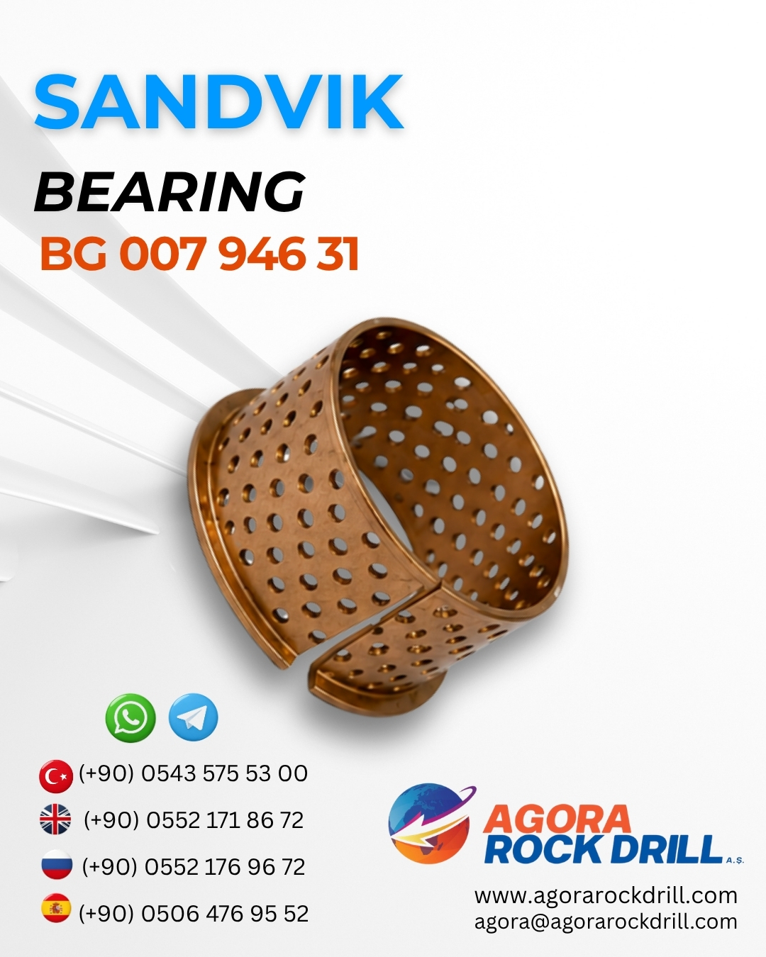 Sandvik - Bearing - BG 007 946 31 - BG00794631