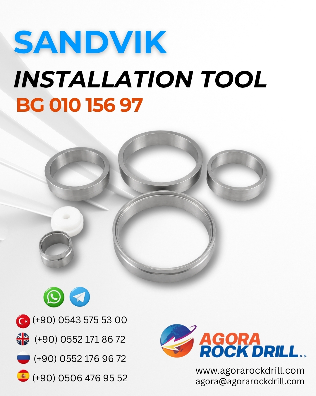 Sandvik - Installation Tool - BG 010 156 97 - BG01015697 