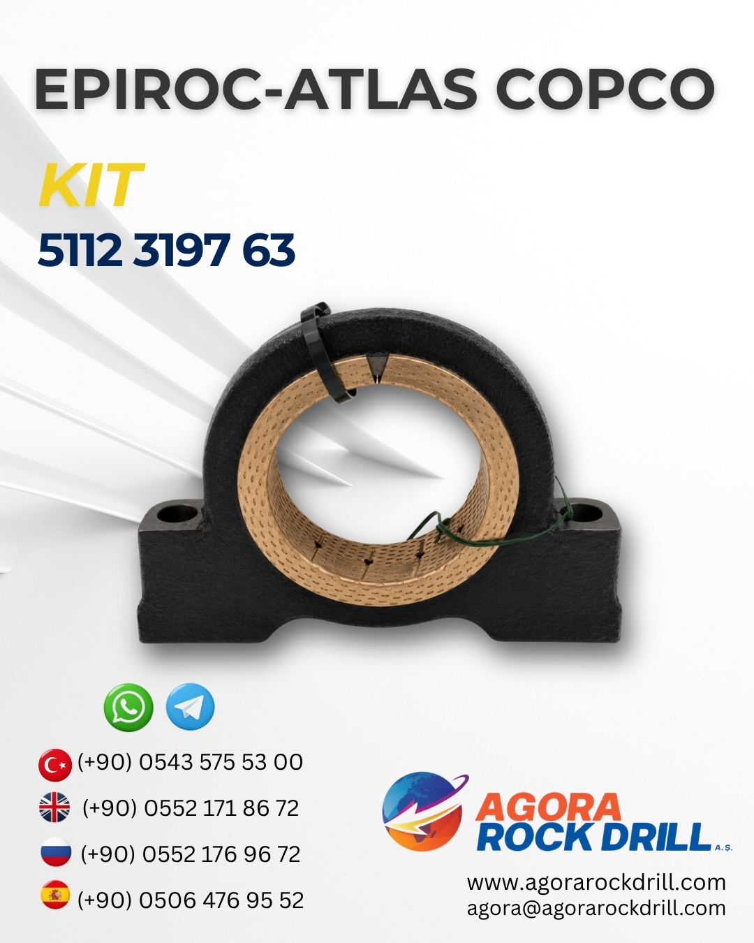Epiroc - Atlas Copco - Kit - 5112 3197 63 - 5112319763 - 5112-3197-63