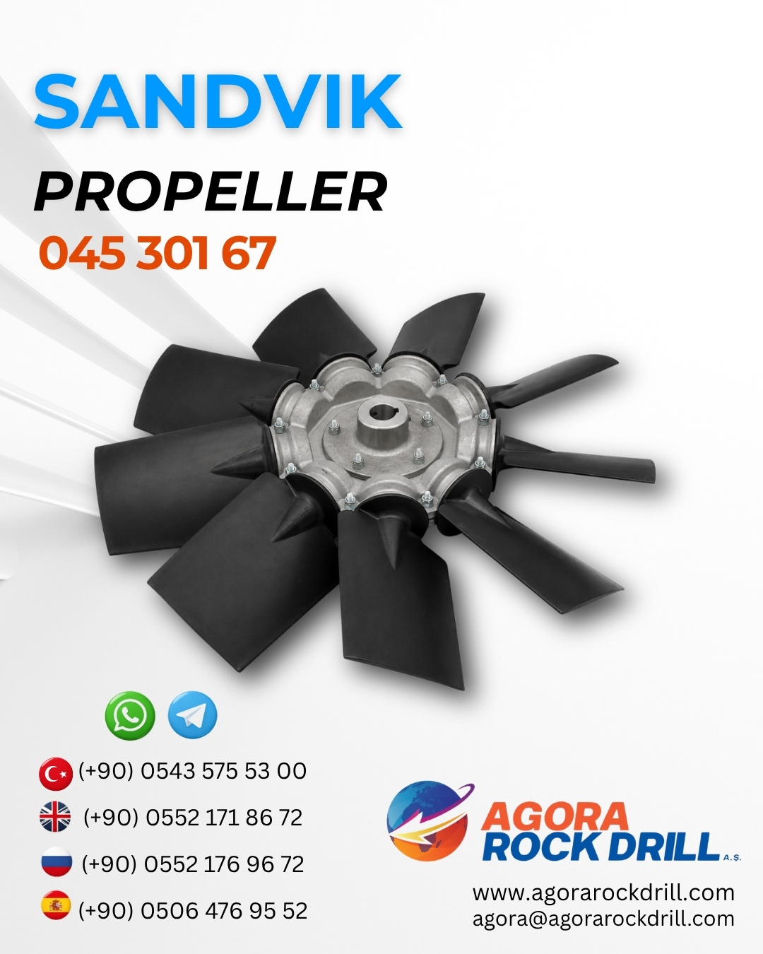 Sandvik - Propeller - 045 301 67 - 04530167