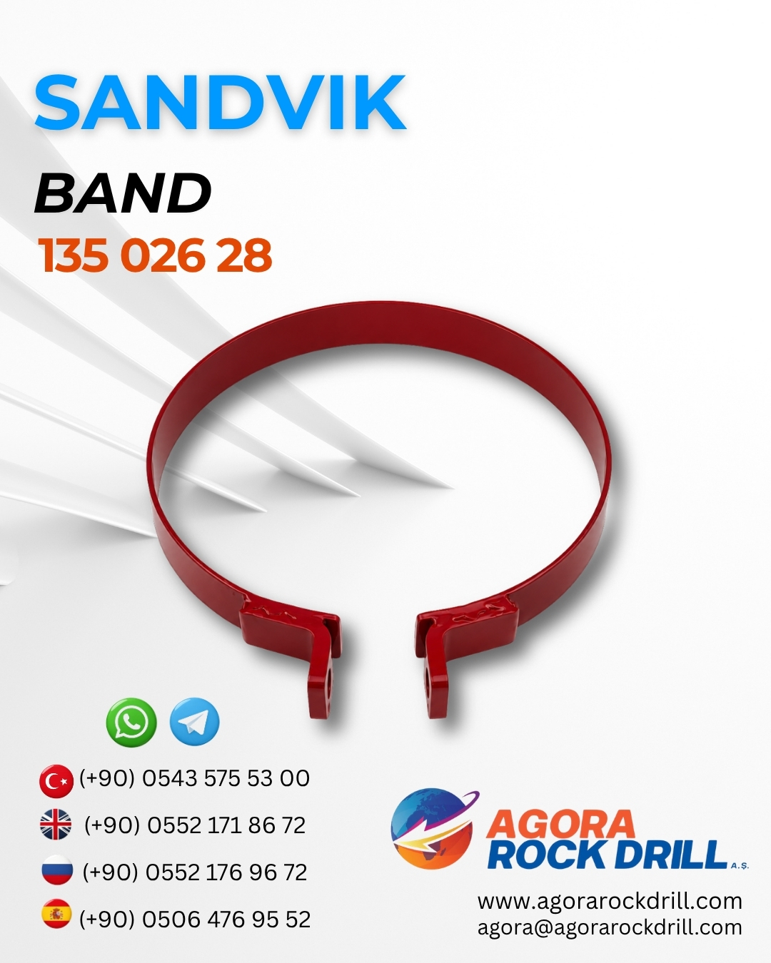 Sandvik - Band - 135 026 28 - 13502628