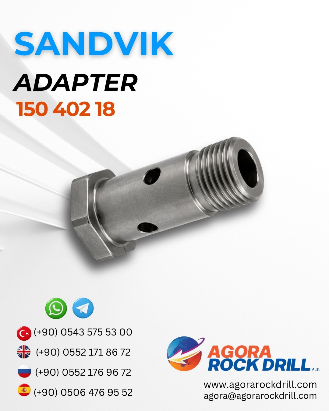 Sandvik - Adapter - 150 402 18 - 15040218