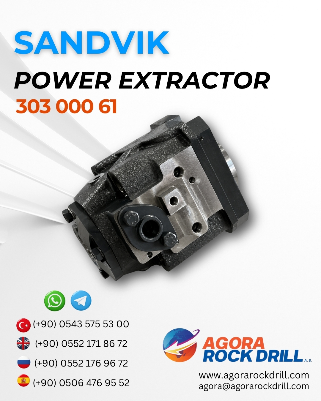 Sandvik - Power Extractor - 303 000 61 - 30300061