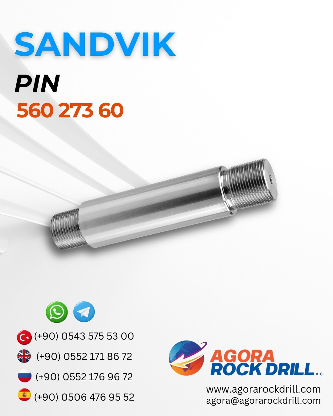 Sandvik - Pin - 560 273 60 - 56027360